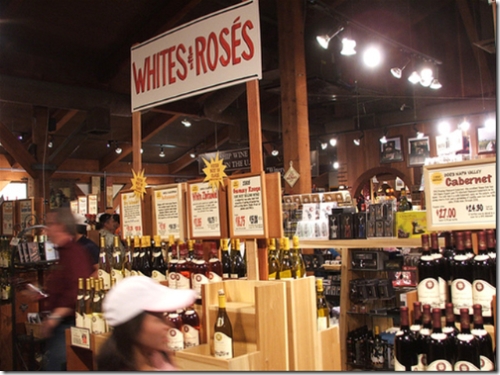 V Sattui's wine shop